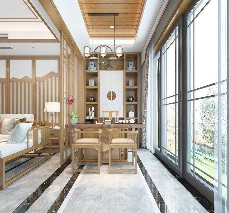 150㎡的新中式风格装修，精致有品位，刚入户就被惊艳到了，晒晒 - 家居知识