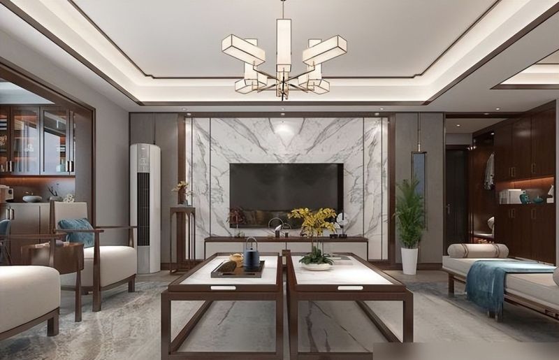 参观完她家，才知道新中式风有多美，152㎡简单清澈，时尚有品位 - 家居知识