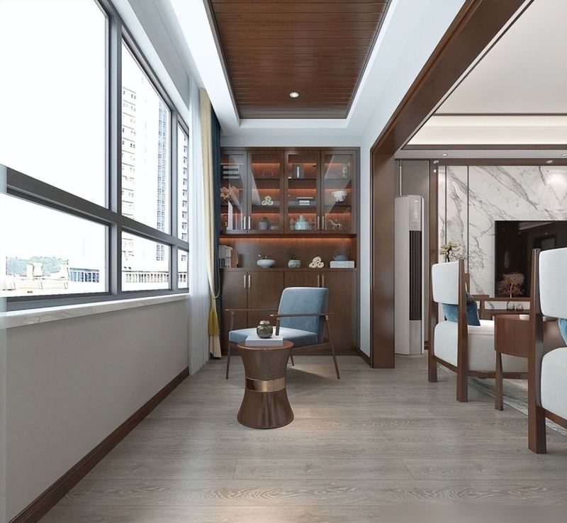 参观完她家，才知道新中式风有多美，152㎡简单清澈，时尚有品位 - 家居知识