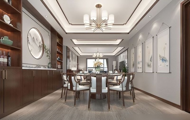 参观完她家，才知道新中式风有多美，152㎡简单清澈，时尚有品位 - 家居知识