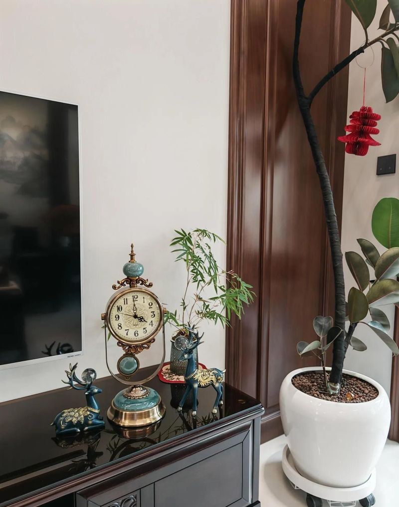 放弃纠结的黑白风，转身拥抱了新中式。装修落地那一刻真的爱了！ - 家居知识