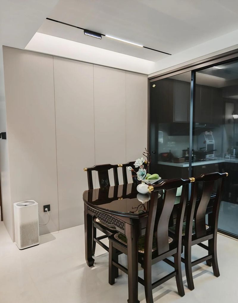 放弃纠结的黑白风，转身拥抱了新中式。装修落地那一刻真的爱了！ - 家居知识