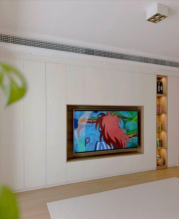 满墙电视柜多好用？看看这些成功案例，照着做能储物颜值高是真香 - 家居知识