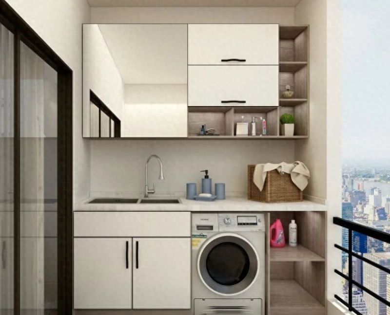 全铝家居阳台柜，防水防霉又环保的阳台生活新选择