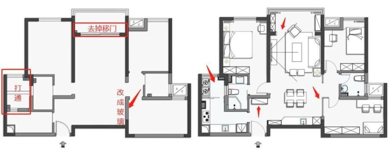夫妻俩买下110㎡三居室，装修成轻奢风，室内精致浪漫十分好看 - 家居知识