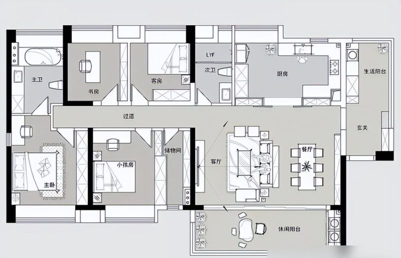 175㎡新家装“轻奢美式”，整体敞亮大气又温馨，这才是理想居所 - 家居知识