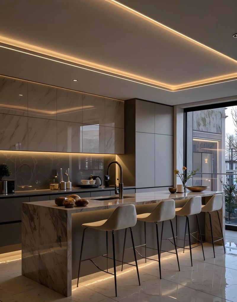 不愧是意式轻奢，145㎡装完有点高攀不起了 ～ - 家居知识