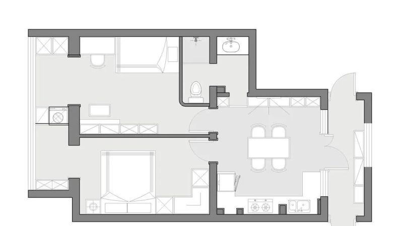 46㎡老破小学区房，原木风+海量收纳，迷你卫生间还能拥有三分离 - 家居知识