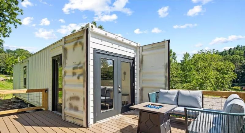 一眼沦陷！白色集装箱爆改ins风小屋，建筑外景美到窒息！ - 家居知识