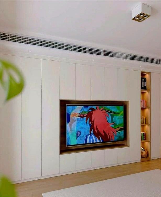 满墙电视柜多好用？看看这些成功案例，照着做能储物颜值高是真香 - 家居知识