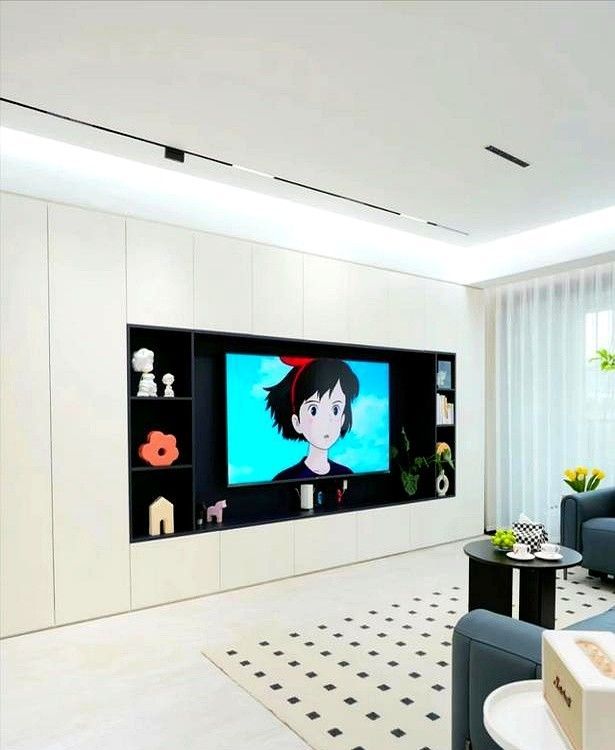 满墙电视柜多好用？看看这些成功案例，照着做能储物颜值高是真香 - 家居知识