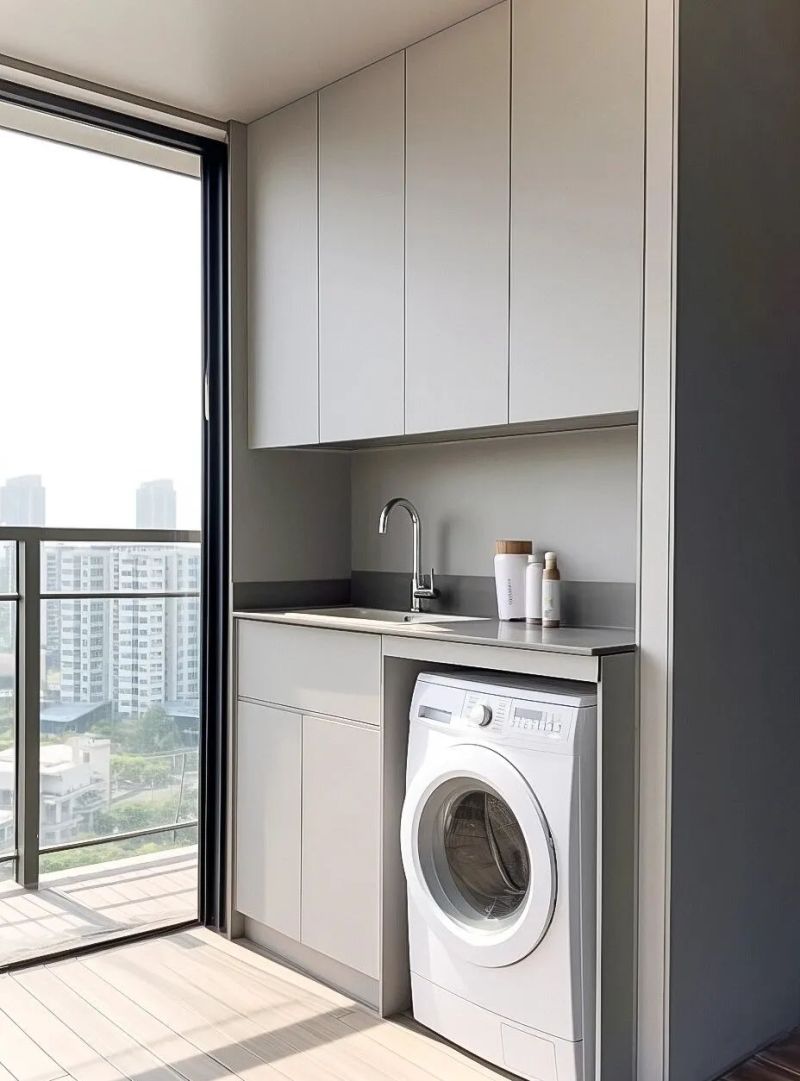 解锁 2025 洗衣柜流行密码，打造高颜值阳台洗衣区 - 家居知识