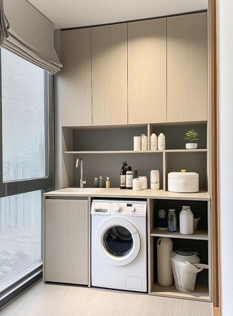 解锁 2025 洗衣柜流行密码，打造高颜值阳台洗衣区 - 家居知识