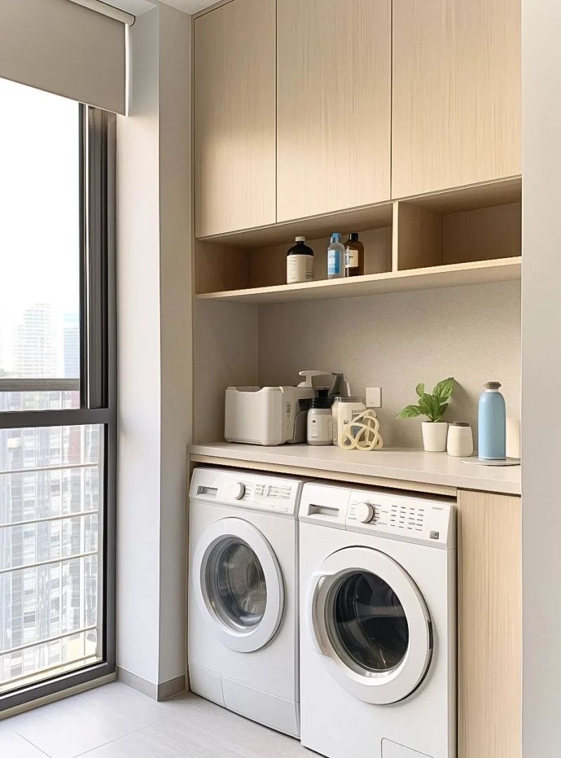 解锁 2025 洗衣柜流行密码，打造高颜值阳台洗衣区 - 家居知识