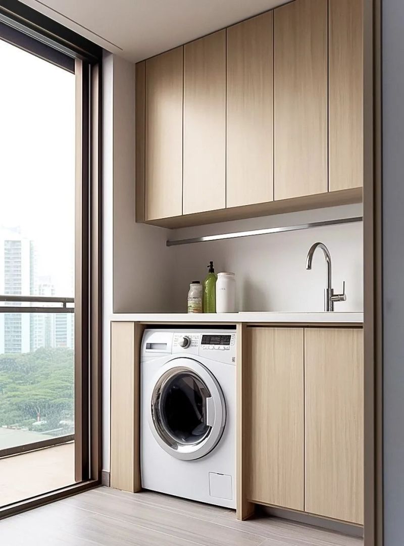 解锁 2025 洗衣柜流行密码，打造高颜值阳台洗衣区 - 家居知识
