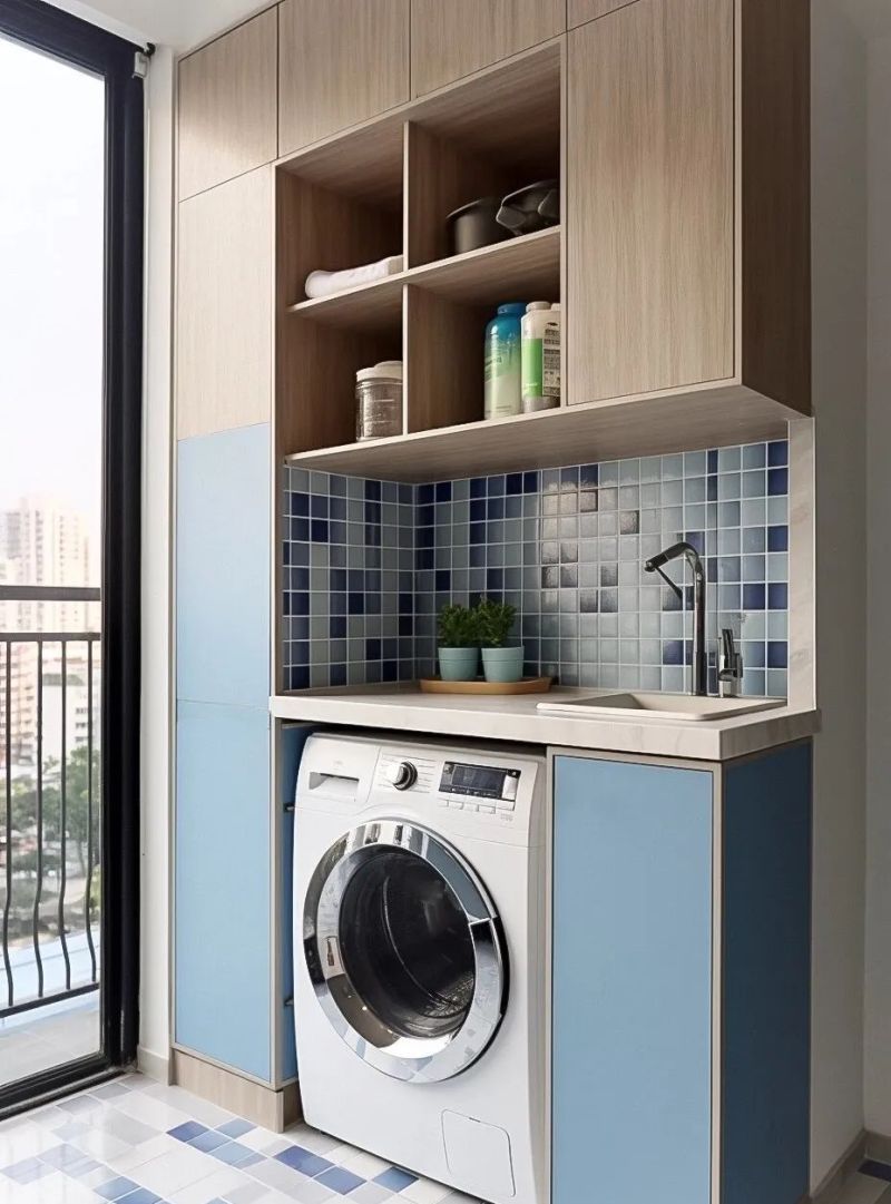 解锁 2025 洗衣柜流行密码，打造高颜值阳台洗衣区 - 家居知识