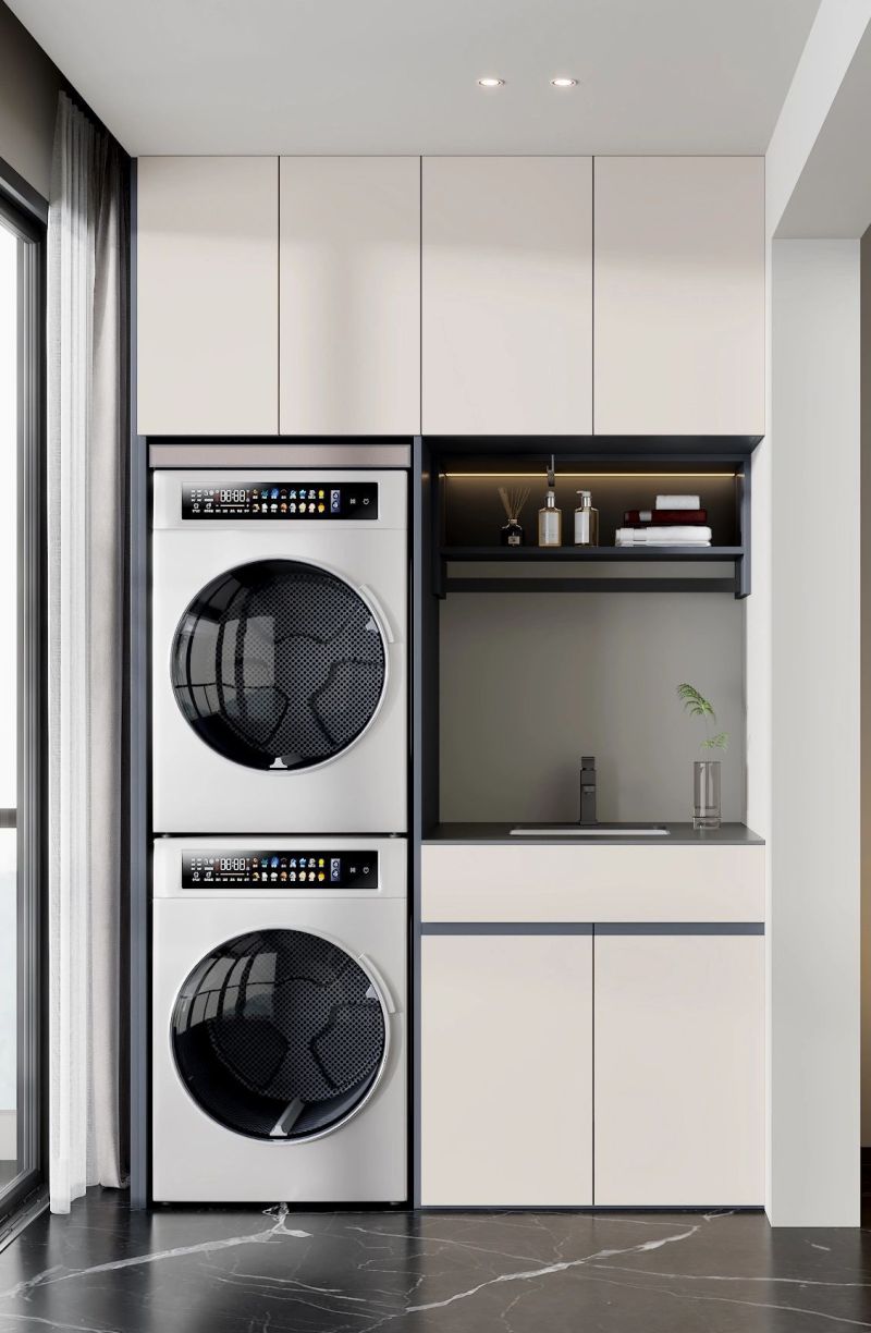阳台洗衣柜怎么设计好？盘点2024流行阳台洗衣柜设计，个个精品！ - 家居知识