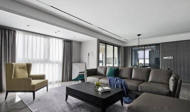 怪不得年轻人都喜欢横厅，装成现代风格，超级敞亮，享受极致简约 - 家居知识