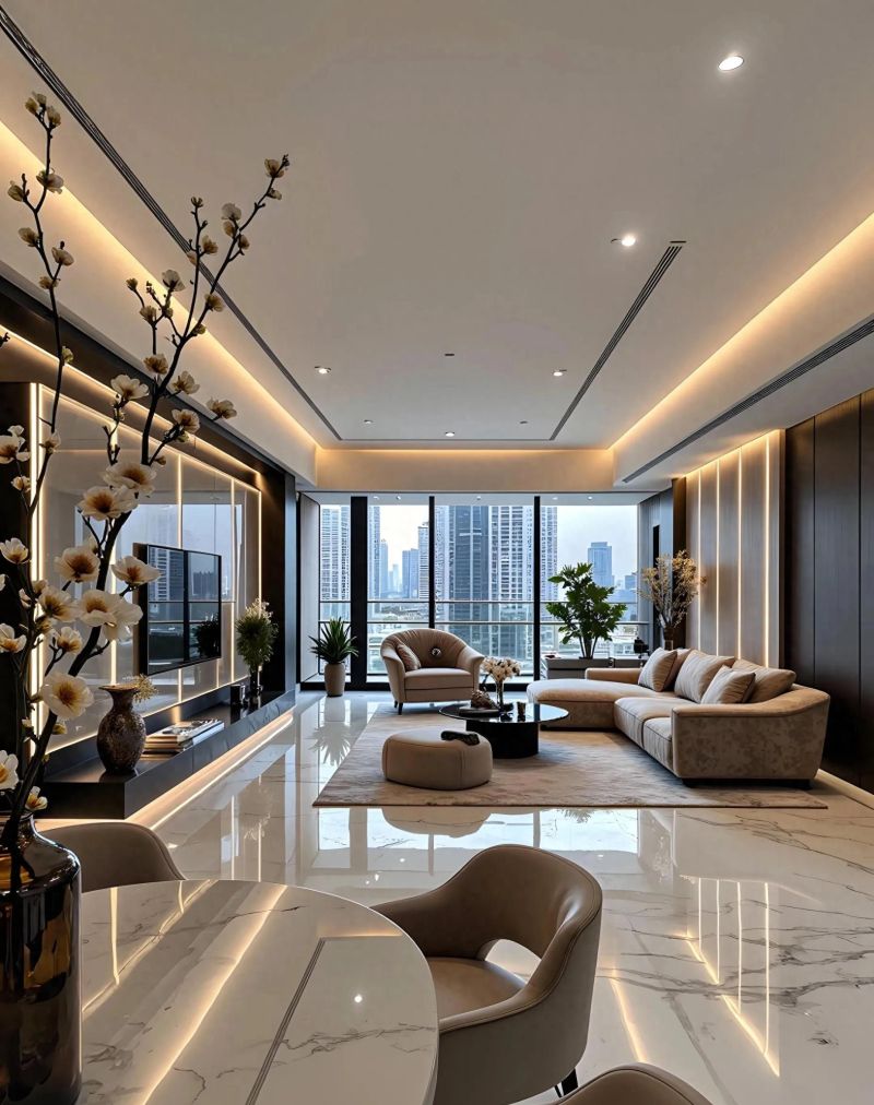 轻奢风新家，硬装细节满分，每个角落都令人心动！