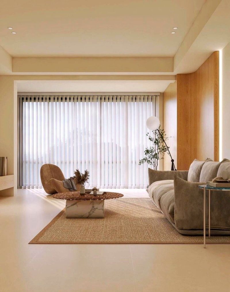 原木风不铺木地板，这样装修，既敞亮又温馨 - 家居知识