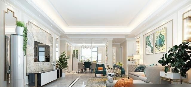 看设计师家的美式风装修后，真的爱上了，140㎡居然可以装这么美 - 家居知识