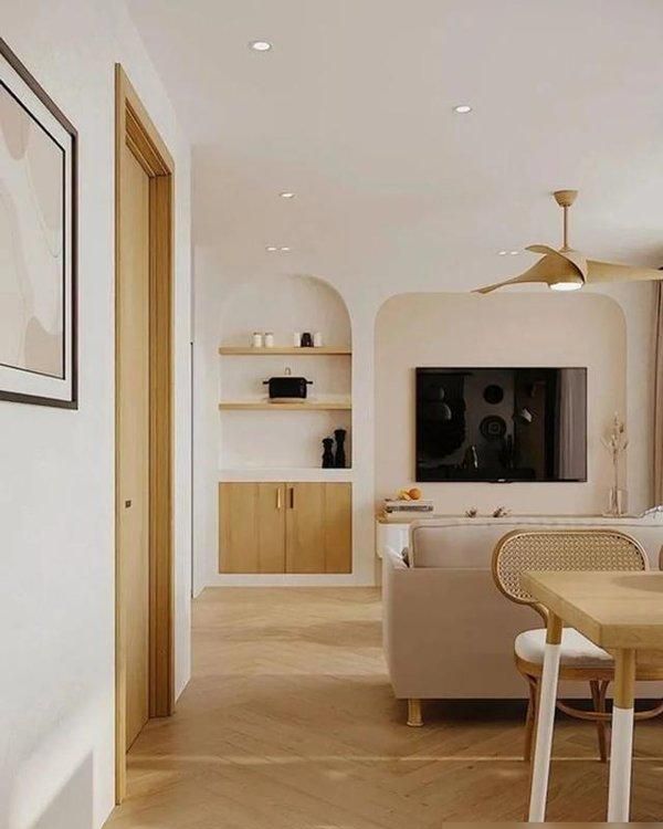 奶油风全网爆火！弥漫慵懒高级感，进门就被迷住，分享25张实景图 - 家居知识