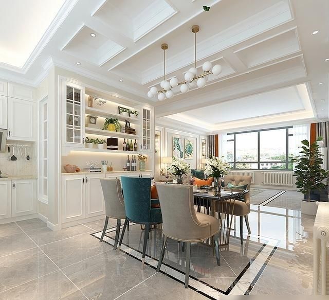 看设计师家的美式风装修后，真的爱上了，140㎡居然可以装这么美 - 家居知识