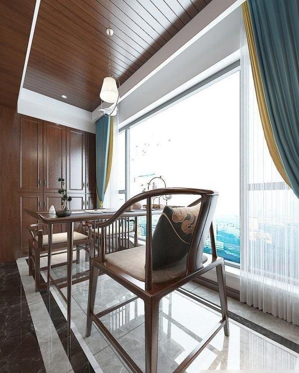 长沙夫妻的新中式风格装修，入户端景太好看，家中充满了惊艳效果 - 家居知识