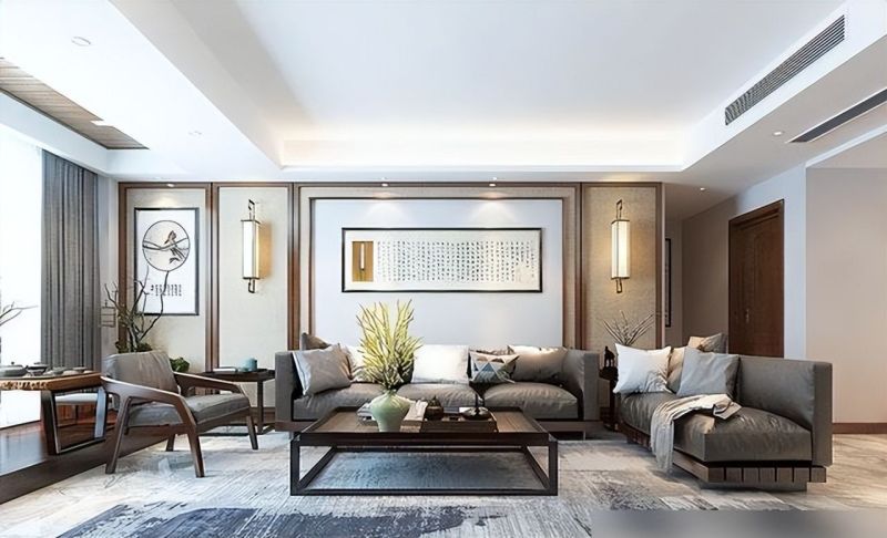 女老师的新房装修，新中式风太韵味，客厅不仅装了电视机还有投影 - 家居知识