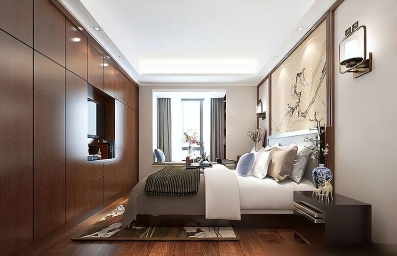 女老师的新房装修，新中式风太韵味，客厅不仅装了电视机还有投影 - 家居知识