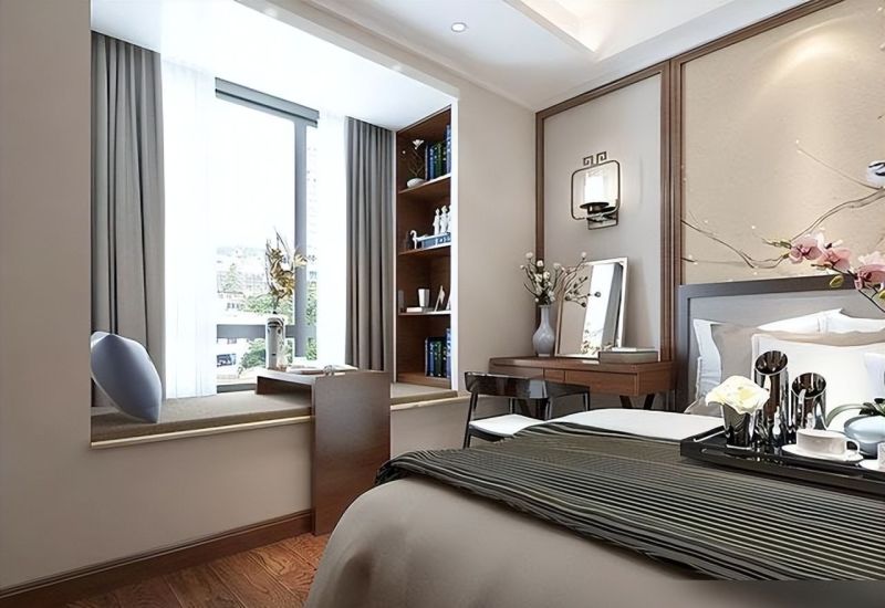 女老师的新房装修，新中式风太韵味，客厅不仅装了电视机还有投影 - 家居知识