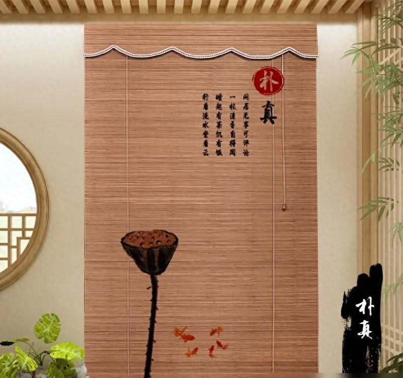 皮门帘退场！新中式门帘引领家居时尚新潮流