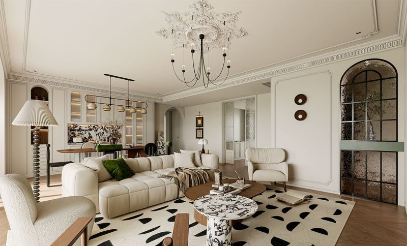 老房焕新，190㎡法式中古风装修，浪漫与优雅并行 - 家居知识