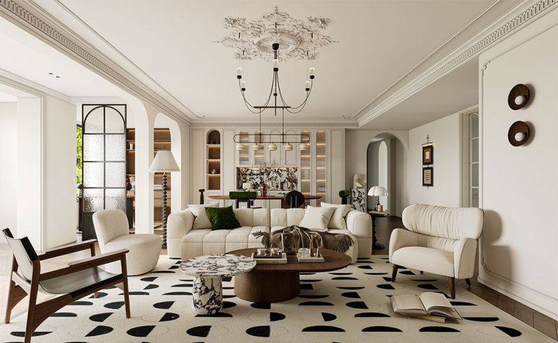 老房焕新，190㎡法式中古风装修，浪漫与优雅并行 - 家居知识