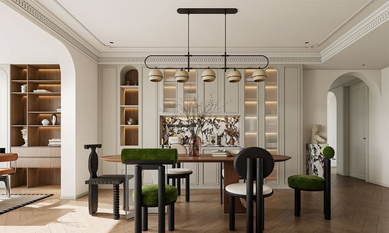 老房焕新，190㎡法式中古风装修，浪漫与优雅并行 - 家居知识