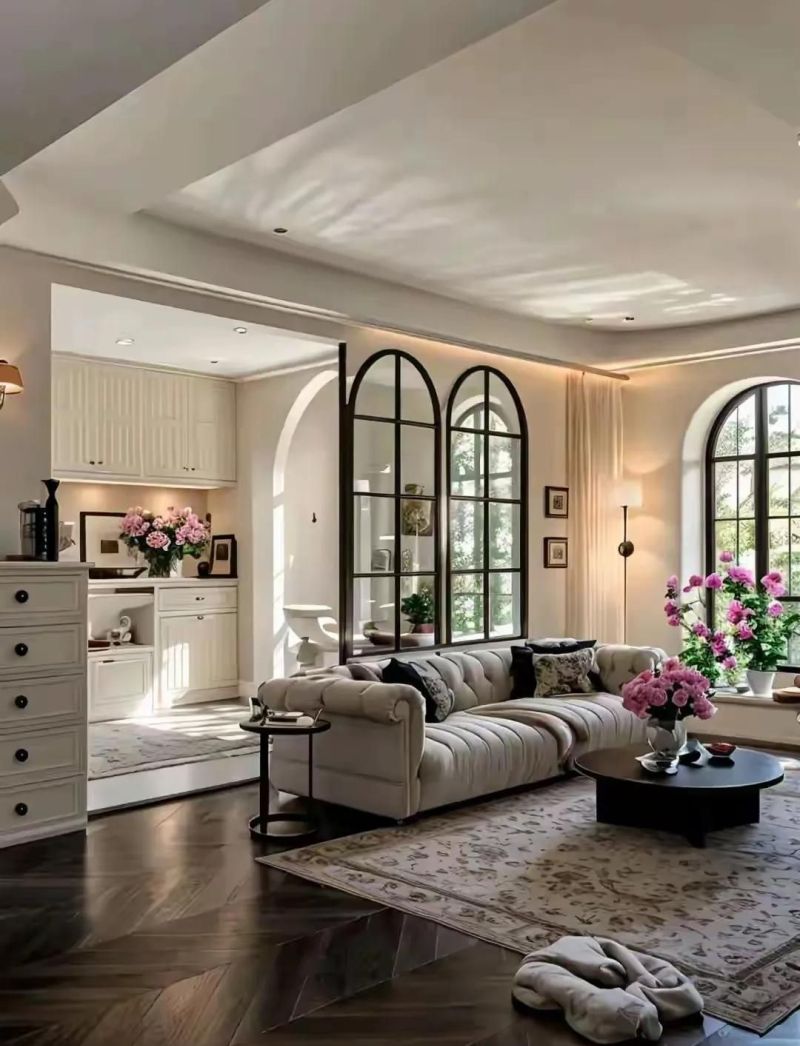 同事家做客，一进门就被惊艳了，玄关柜这样装不仅实用还漂亮 - 家居知识