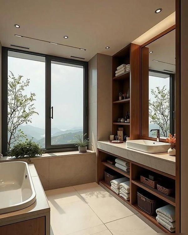 白墙×胡桃木，128m²中古家硬装美呆了 - 家居知识