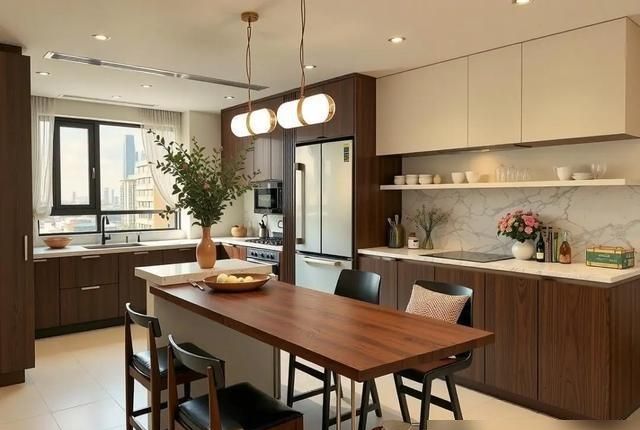 白墙×胡桃木，128m²中古家硬装美呆了 - 家居知识