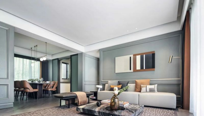 135㎡现代轻奢，稳重舒适的配色，轻奢华丽的材质，装得很高级 - 家居知识