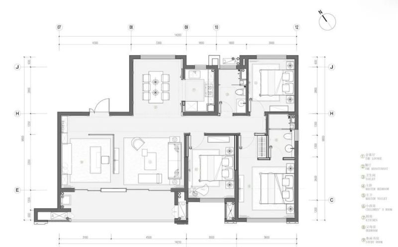 135㎡现代轻奢，稳重舒适的配色，轻奢华丽的材质，装得很高级 - 家居知识