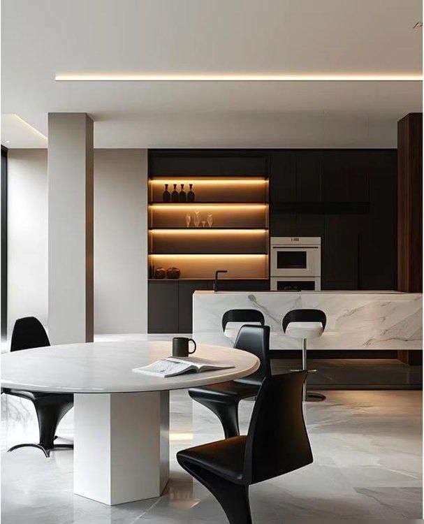 230平米意式极简风：以设计之名，重塑生活美学, 这设计太卷了! - 家居知识