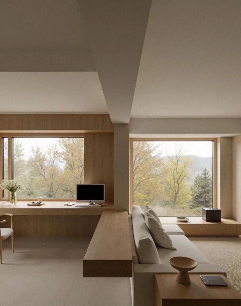 简约侘寂风装修，新家秒变超前度假屋！