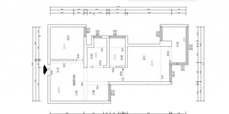 46㎡深圳小宅巧改侘寂风，隐形厨卫+极简美学