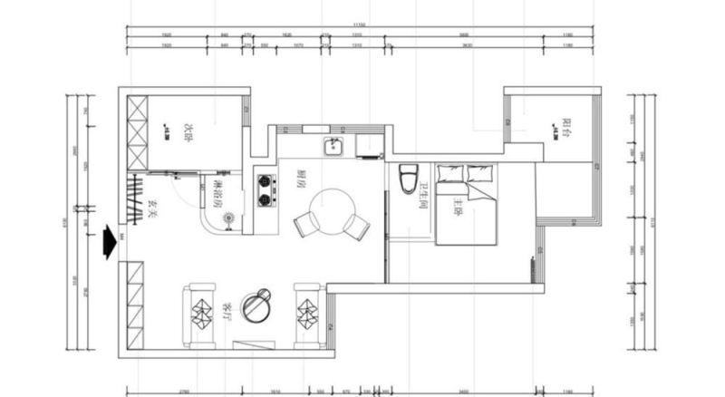 46㎡深圳小户型改造：侘寂风+断舍离，厨卫设计藏巧思 - 家居知识