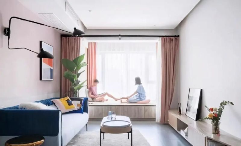 60㎡两居室小户型，阳台改榻榻米休闲区，次卧做书房，时尚又舒适 - 家居知识