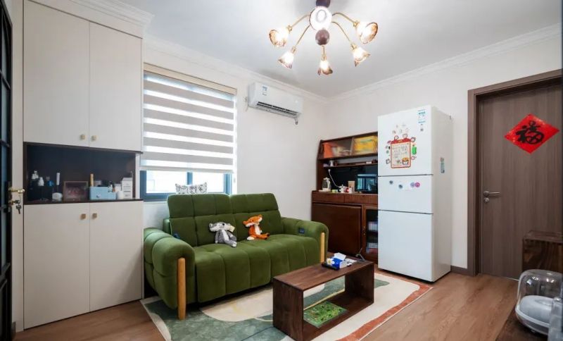 真实改造｜胡桃木 + 橄榄绿，60平小户型靠设计逆袭！ - 家居知识