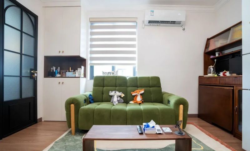 真实改造｜胡桃木 + 橄榄绿，60平小户型靠设计逆袭！ - 家居知识