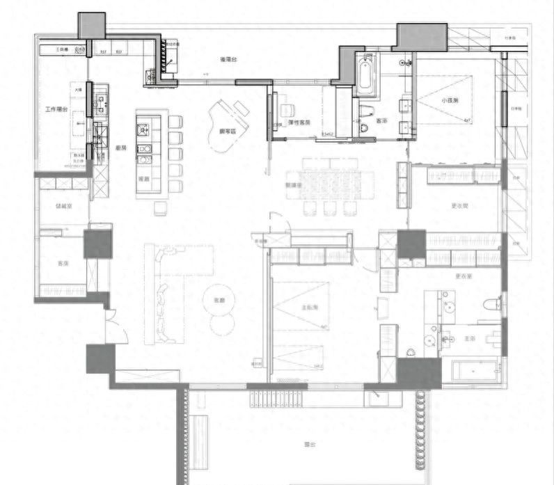 290m²现代原木风，木色为底，生活成诗