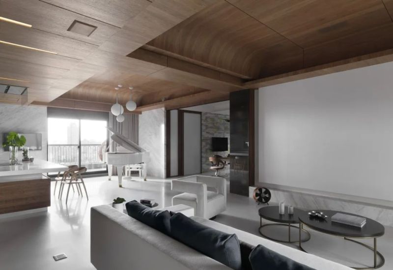 大而不空！290m²现代原木风：木色做底，日子才是最鲜活的装饰！ - 家居知识