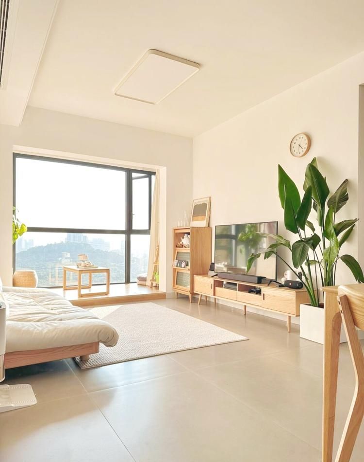 原木风不铺木地板，这样装修，既敞亮又温馨 - 家居知识